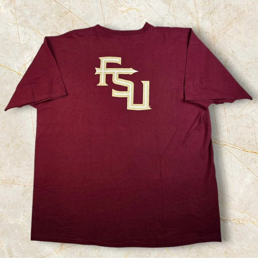 Vintage Nike Florida State University FSU Seminoles Center Swoosh Shirt Size 2XL